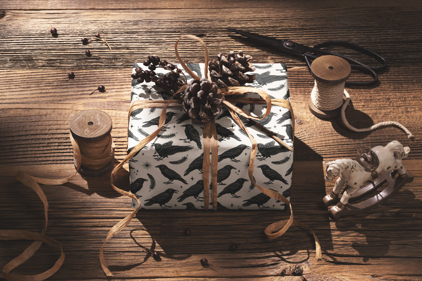 Dark Raven Wrapping Paper