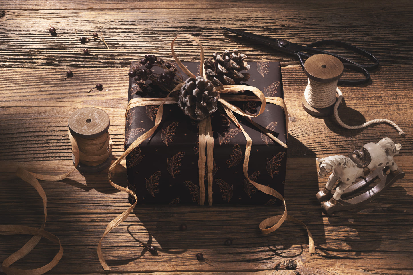 Gothic Lily of the Valley Wrapping Paper