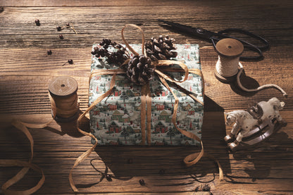 Christmas Village Wrapping Paper