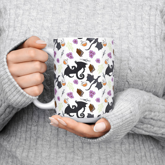 Fourth Wing Inspired Dragon Mug