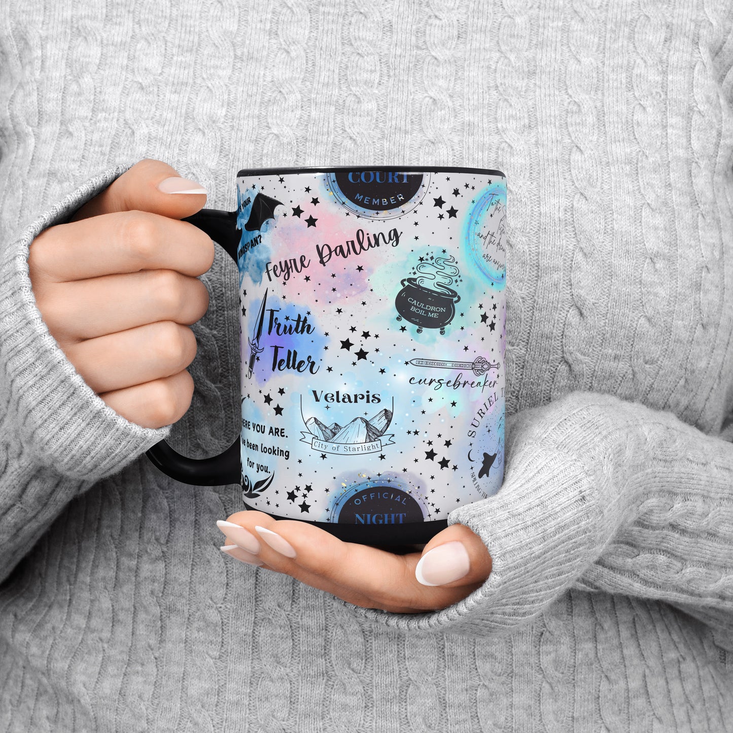 🌌 "ACOTAR Mug – Feyre’s Cosmic Adventure 💫✨" 🌌