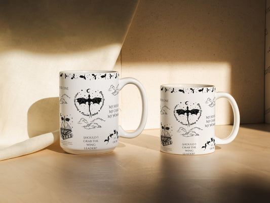 Fourth Wing Inspired Mug
