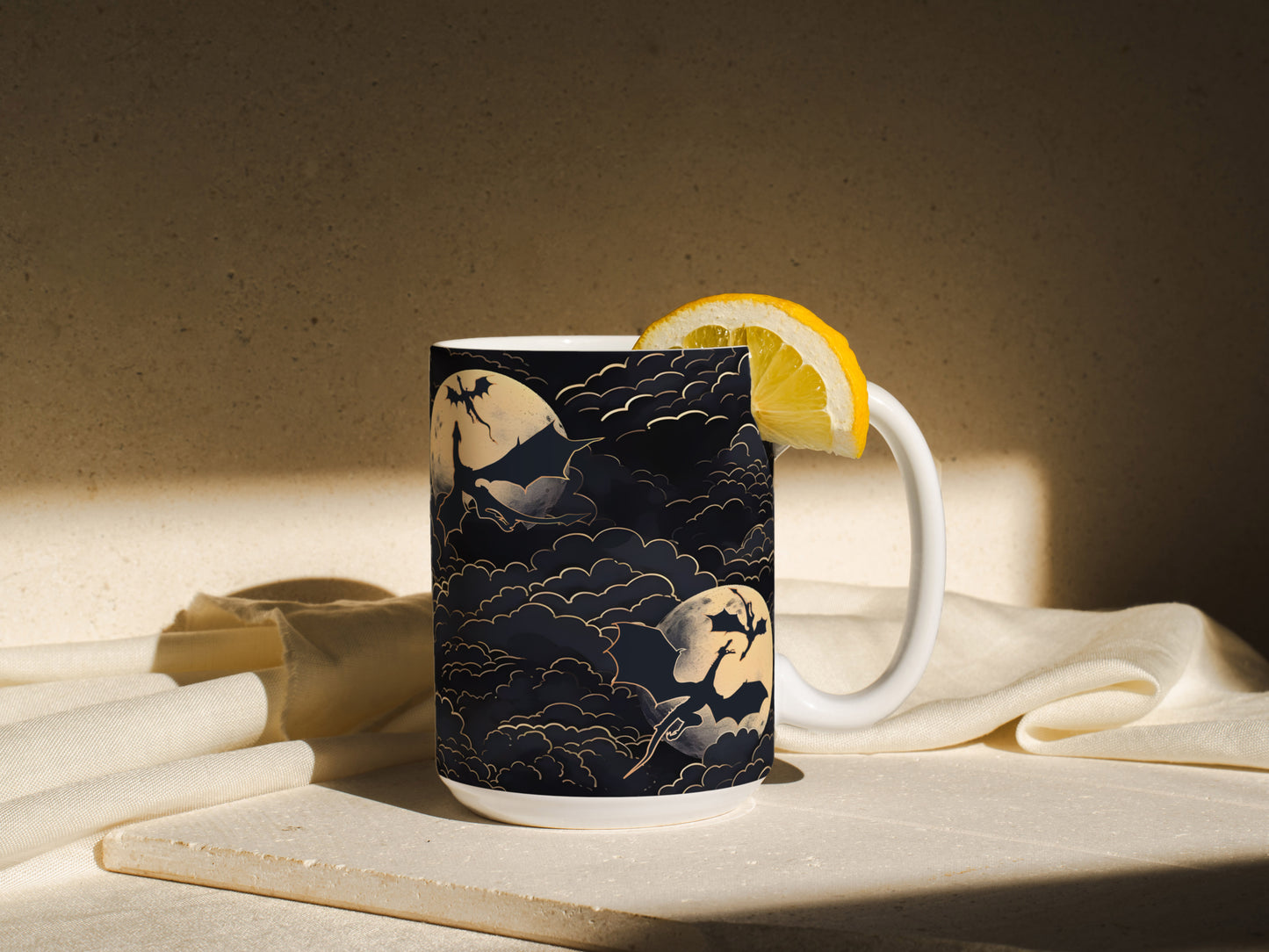 🌕 "Moonlit Dragon – Romantasy Mug" 🐉✨