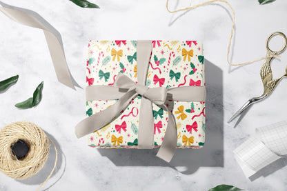 Colorful Holiday Wrapping Paper
