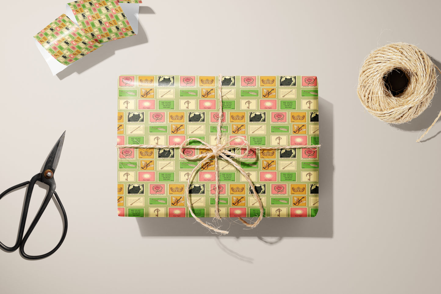 A Court of Thorns and Roses Gift Wrap - MagicMerchEmporium