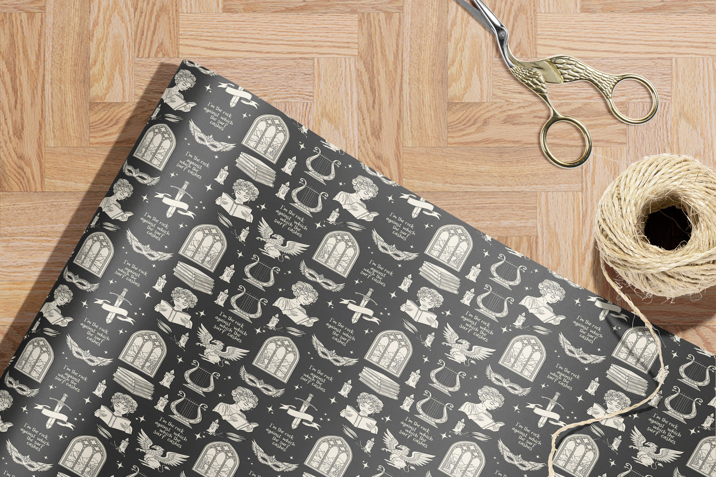 Nesta Wrapping Paper - MagicMerchEmporium