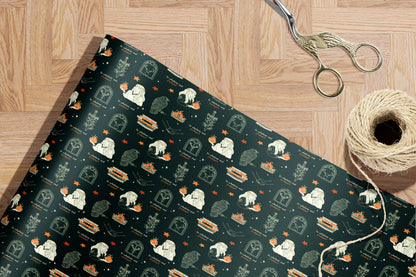Aelin crown flame Wrapping Paper - MagicMerchEmporium