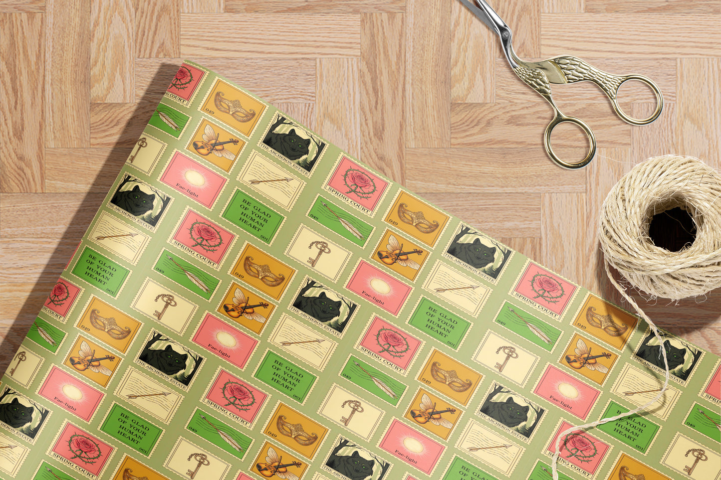 A Court of Thorns and Roses Gift Wrap - MagicMerchEmporium