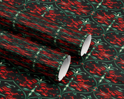 Baroque Christmas Wrapping Paper