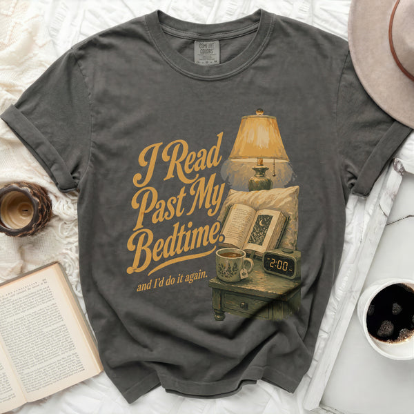 I Read Past My Bedtime Tee in Pepper
