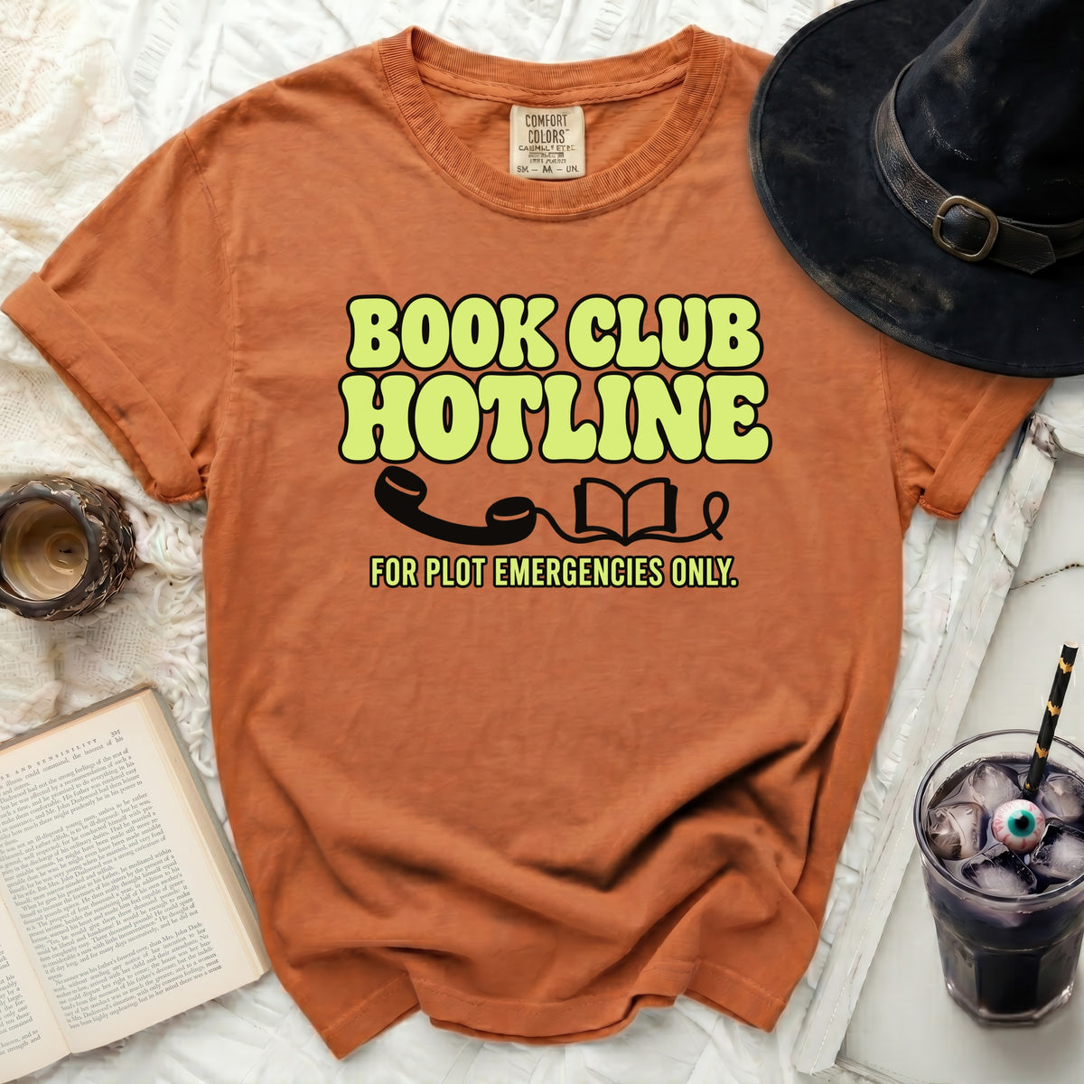 Book Club Hotline Tee