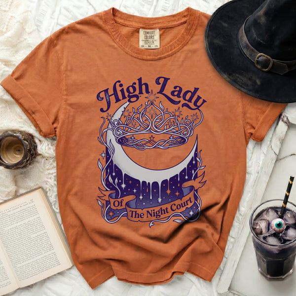 Night Court High Lady Tee in Yam