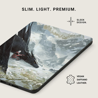 Epic Black Dragon Rider Frozen Mountain Design product type