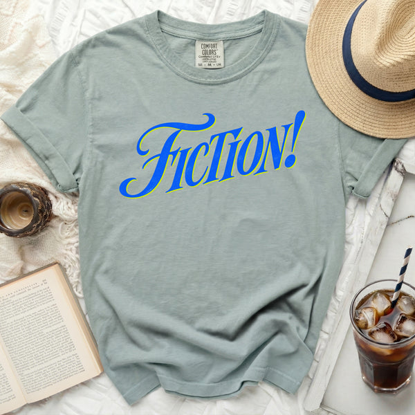 Fiction Script Tee in Bay