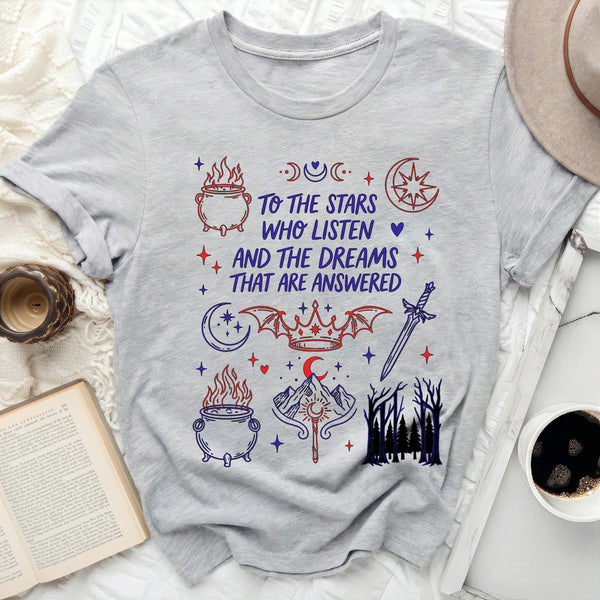 Velaris Symbols Statement Tee in Athletic Heather