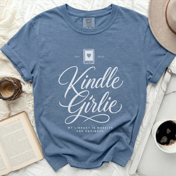 Kindle Girlie Tee in Blue Jean