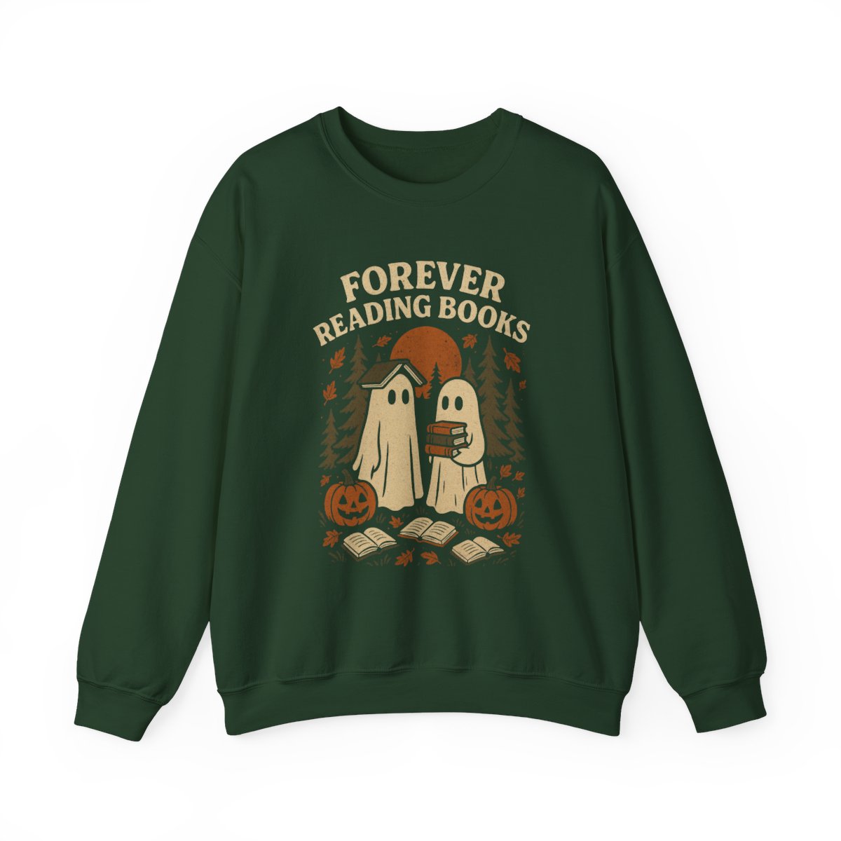 Forever Reading Books Halloween Sweatshirt Product