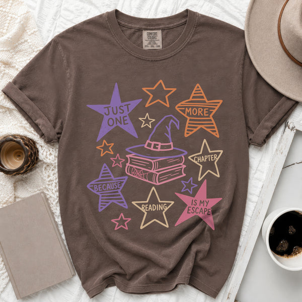 Witchy Books Tee in Espresso