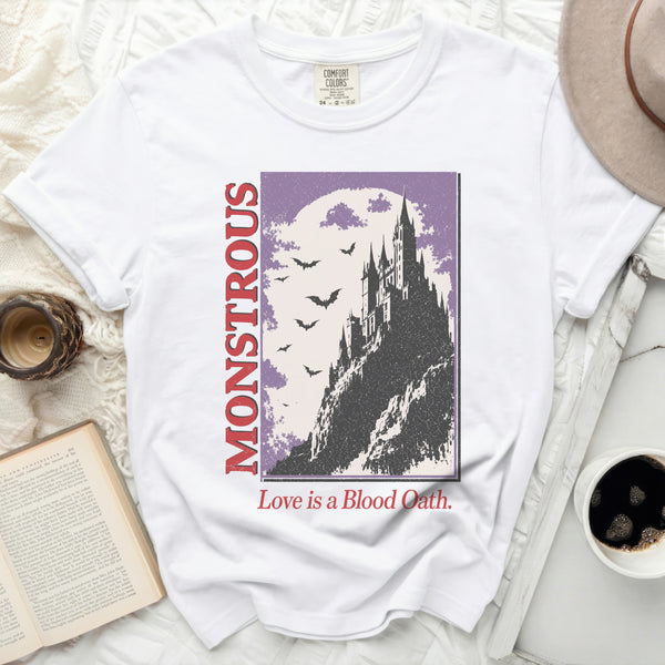 Monstrous Blood Oath Tee in White