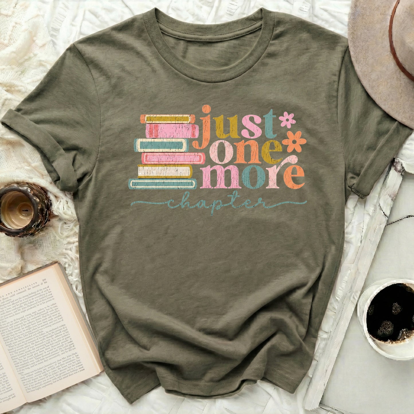 Just One More Chapter Graphic T-Shirt Product
