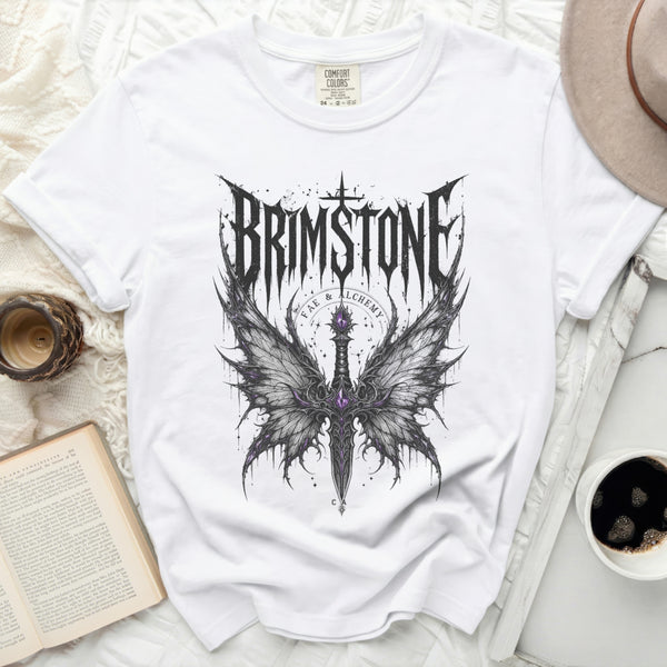 Brimstone Alchemy Blade Tee in White