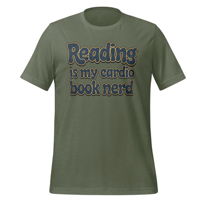 Reading is my cardio book nerd t-shirt