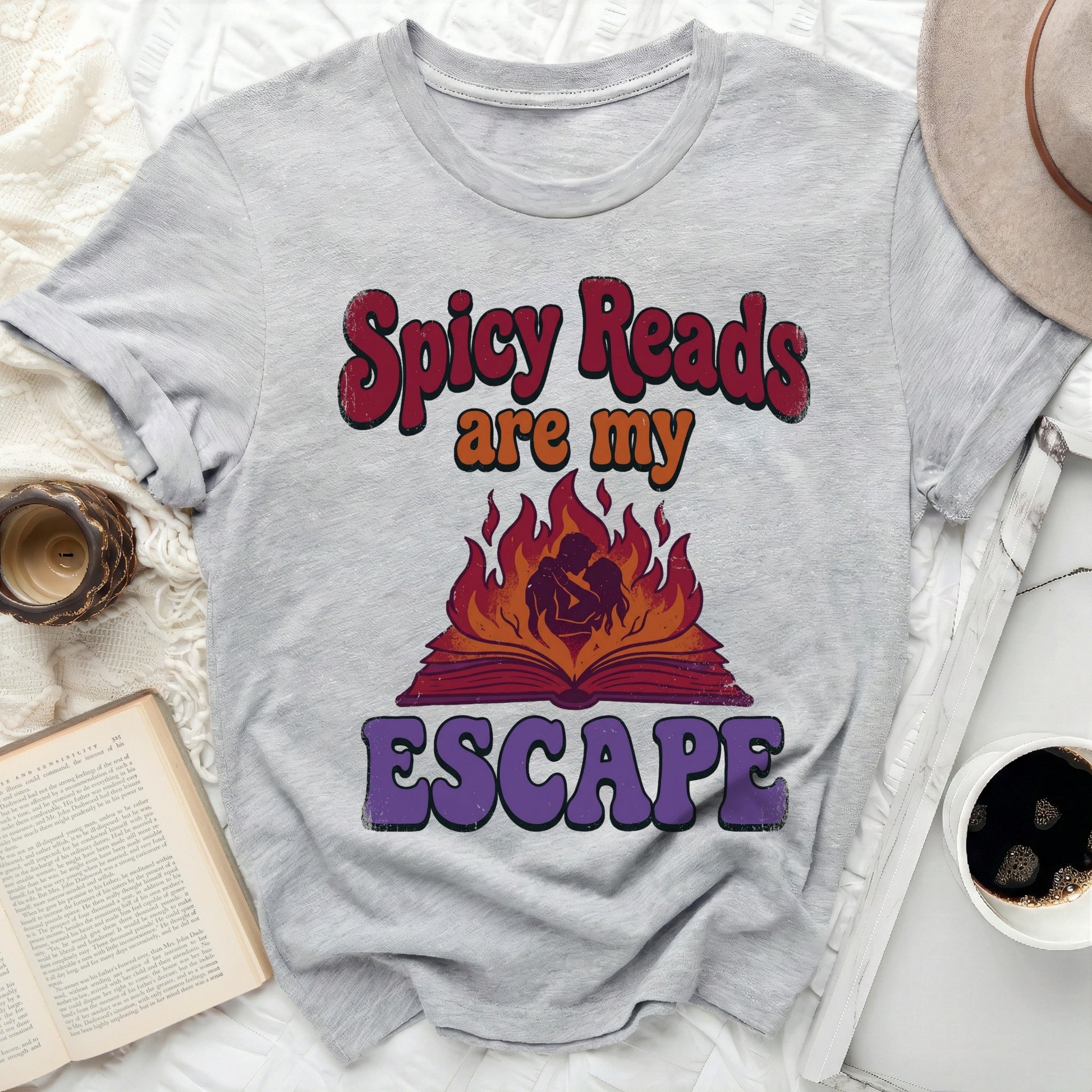 Spicy Reads are my ESCAPE book lover product type