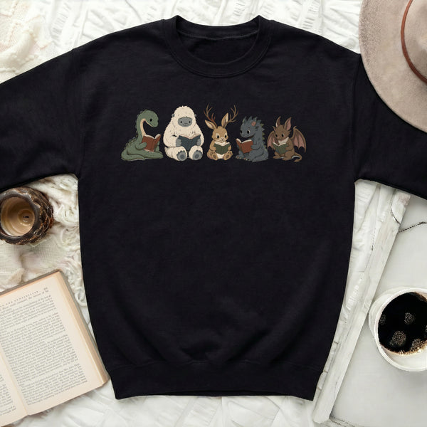 Enchanted Readers Sweatshirt in Black