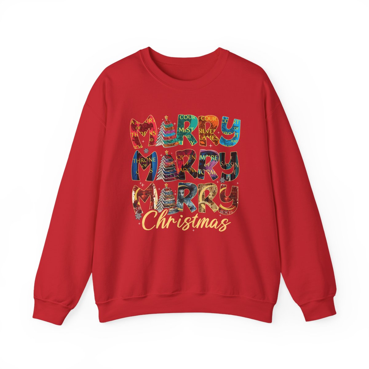 Colorful Merry Merry Merry Christmas Sweatshirt
