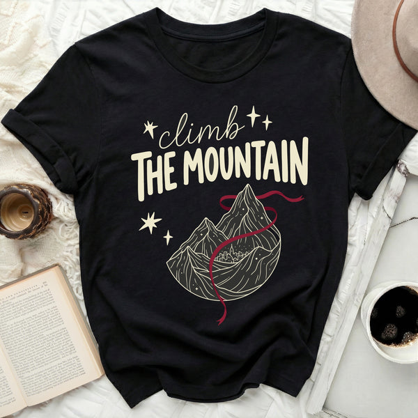 Midnight Mountain Path Tee in Black