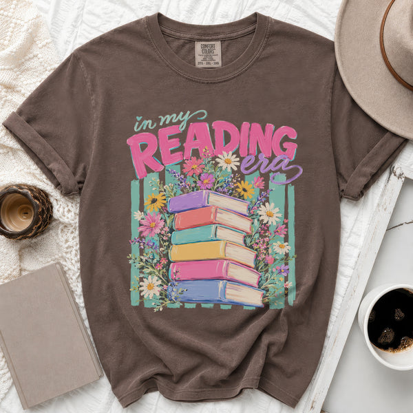 Reading Era Tee in Espresso