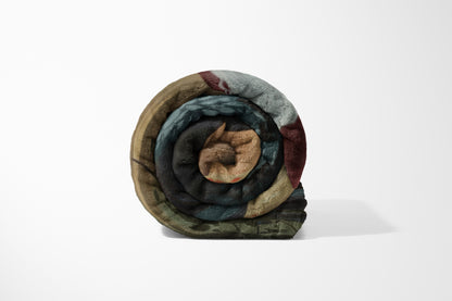 Cozy Multicolored Blanket with Plush Softness