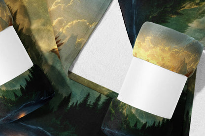 Stunning Sunset and Forest Themed Bedding Set Product