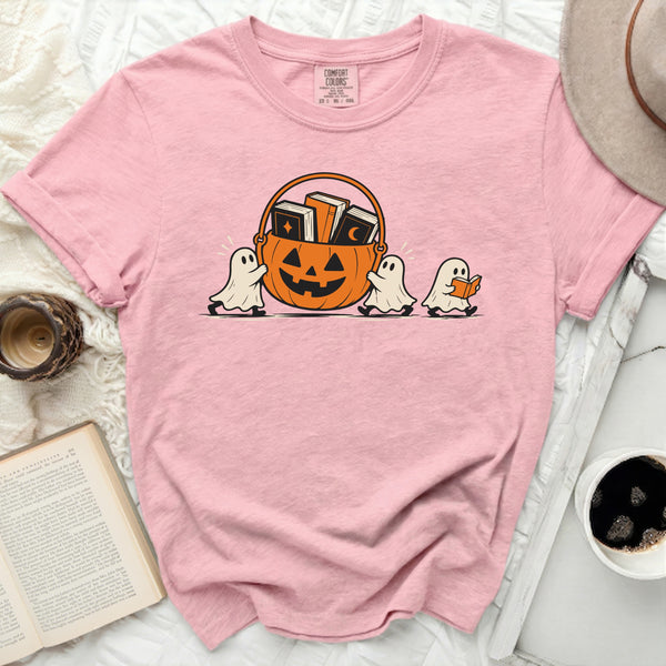 Bookish Ghosts Tee in Blossom