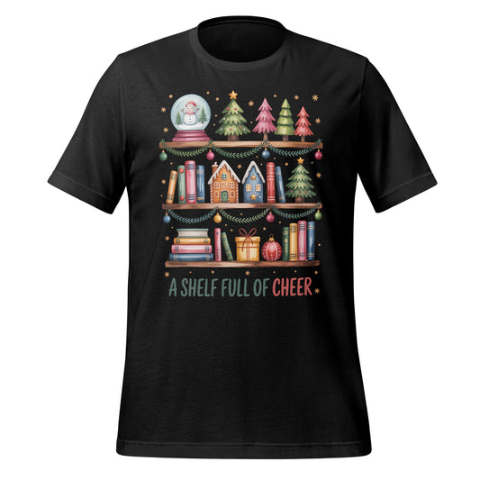 A Shelf Full of Cheer Festive Graphic T-Shirt