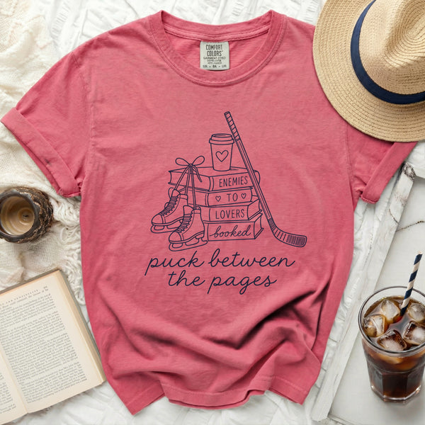Puck Between The Pages Romance Tee in Crunchberry