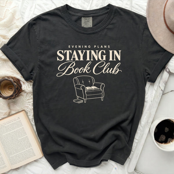 Book Club Tee in Black