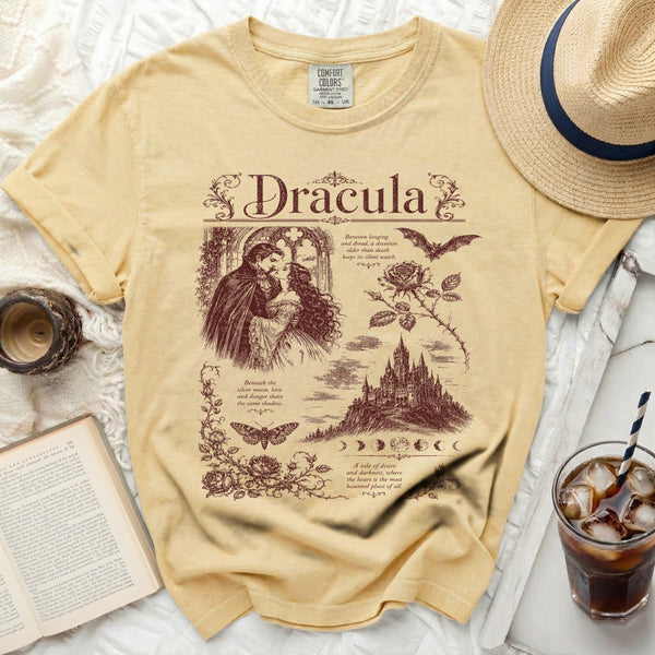 Dracula's Embrace Tee in Butter