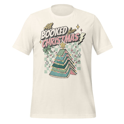 All Booked For Christmas Vintage Shirt Design