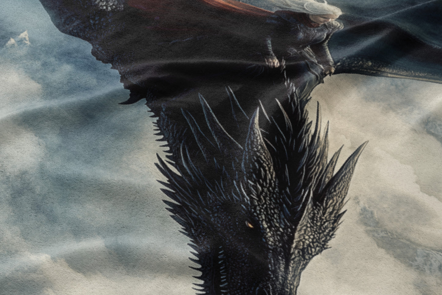 Epic Dragon Rider Fantasy Art Premium product