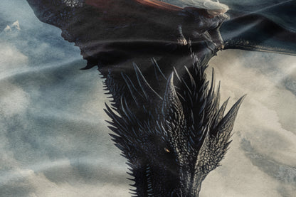 Epic Dragon Rider Fantasy Art Premium product