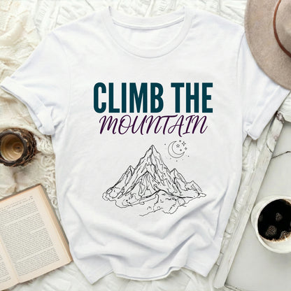 CLIMB THE MOUNTAIN Graphic Peak Adventure product type