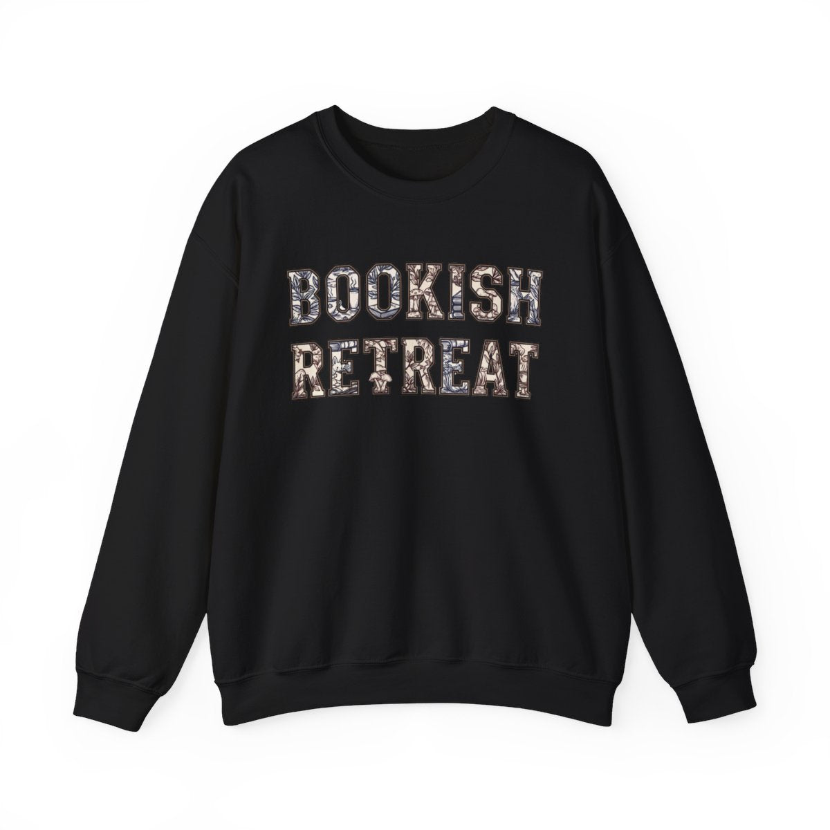 Cozy Bookish Retreat Unisex Sweatshirt for Readers