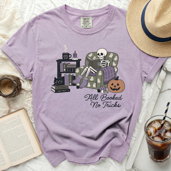 Booked No Tricks Tee in Orchid