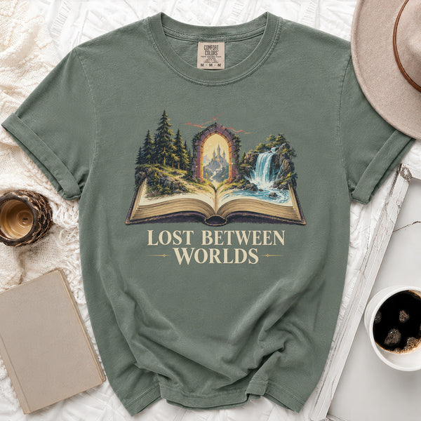Lost Worlds Tee in Moss