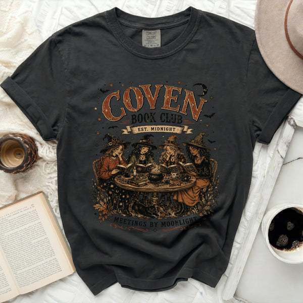 Witch Book Club Tee in Black