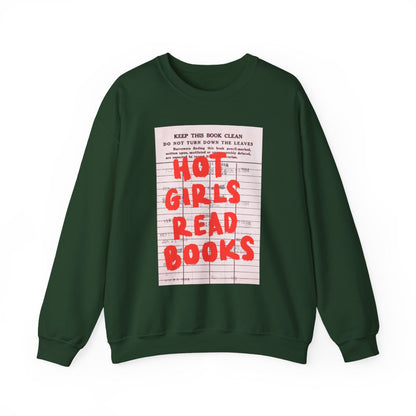 Hot Girls Read Books Graphic Sweatshirt Product