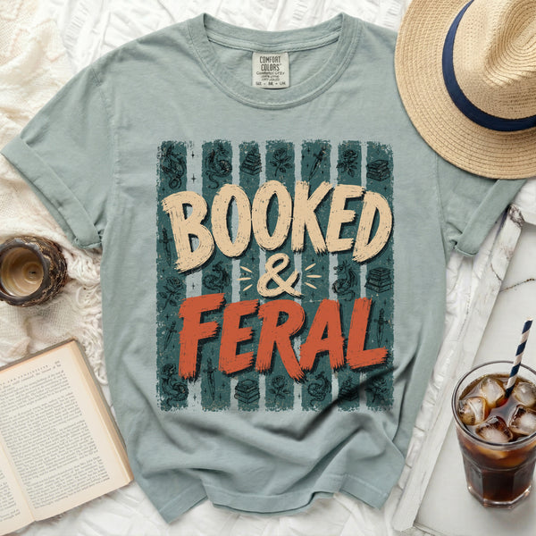 Booked Feral Tee in Bay