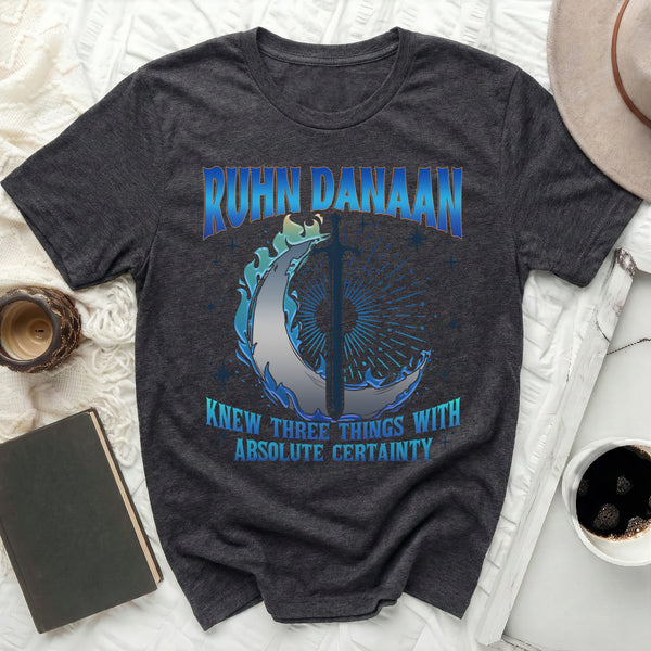 Ruhn Danaan Tee in Dark Grey Heather