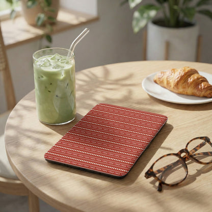 Stylish Red Patterned Tablet Sleeve